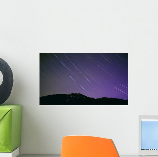 Star Trails Night's Sky Wall Decal