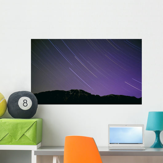 Star Trails Night's Sky Wall Decal