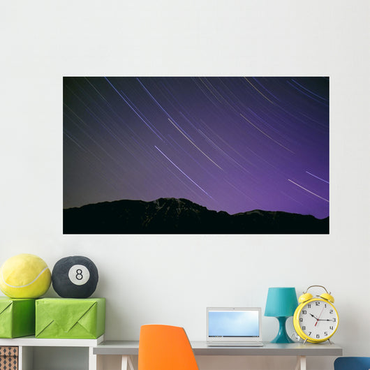 Star Trails Night's Sky Wall Decal