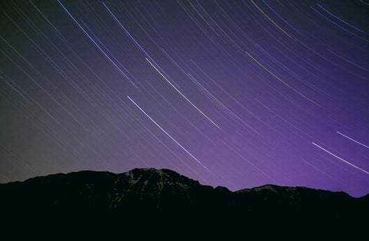 Star Trails Night's Sky Wall Decal