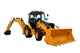Yellow Construction Machine White Wall Decal