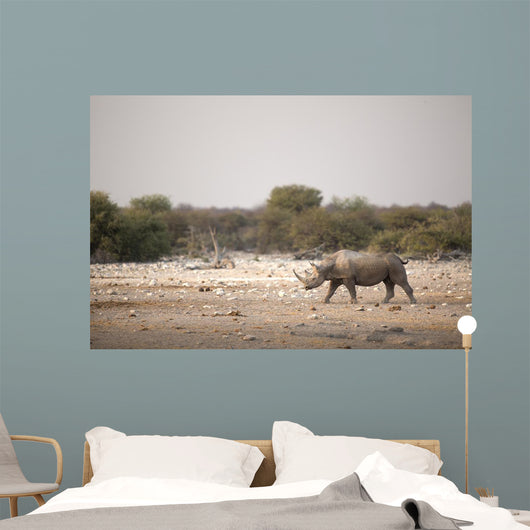 Black Rhino Etosha National Wall Decal