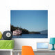 Wheel and Steam Boat Wall Decal