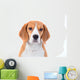 Beagle Dog Portrait Wall Decal
