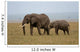 Elephant Mother and Calf Wall Decal