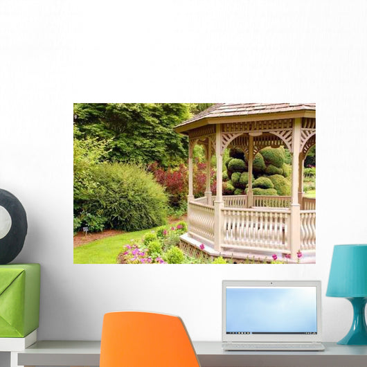 Garden Gazebo Wall Decal