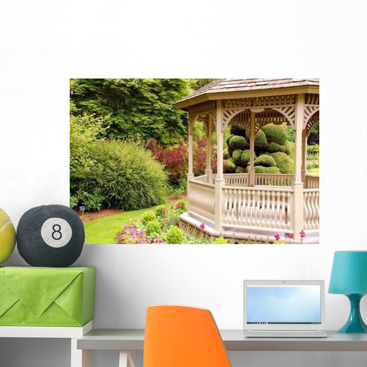 Garden Gazebo Wall Decal