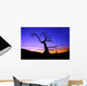 Silhouette Tree Sunset Wall Decal Design 2