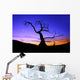 Silhouette Tree Sunset Wall Decal Design 2
