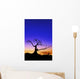 Silhouette Tree Sunset Wall Decal Design 1