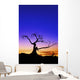 Silhouette Tree Sunset Wall Decal Design 1