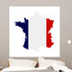 France Map Wall Decal