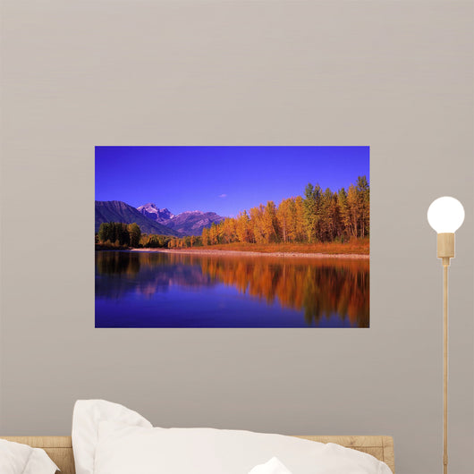 Elk River Autumn with Wall Decal