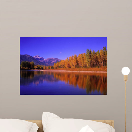 Elk River Autumn with Wall Decal