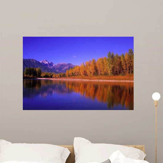 Elk River Autumn with Wall Decal