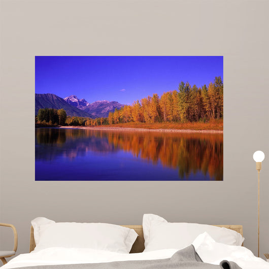 Elk River Autumn with Wall Decal