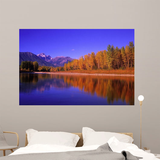 Elk River Autumn with Wall Decal
