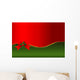 Christmas Frame with Ribbon Wall Decal