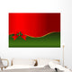 Christmas Frame with Ribbon Wall Decal