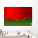 Christmas Frame with Ribbon Wall Decal