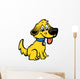 Puppy Dog Cartoon Wall Decal Design 2