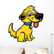 Puppy Dog Cartoon Wall Decal Design 2
