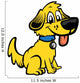 Puppy Dog Cartoon Wall Decal Design 2