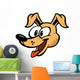 Puppy Dog Cartoon Wall Decal Design 1