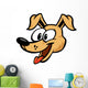 Puppy Dog Cartoon Wall Decal Design 1