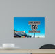 End Route 66 Santa Wall Decal