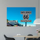 End Route 66 Santa Wall Decal