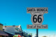 End Route 66 Santa Wall Decal
