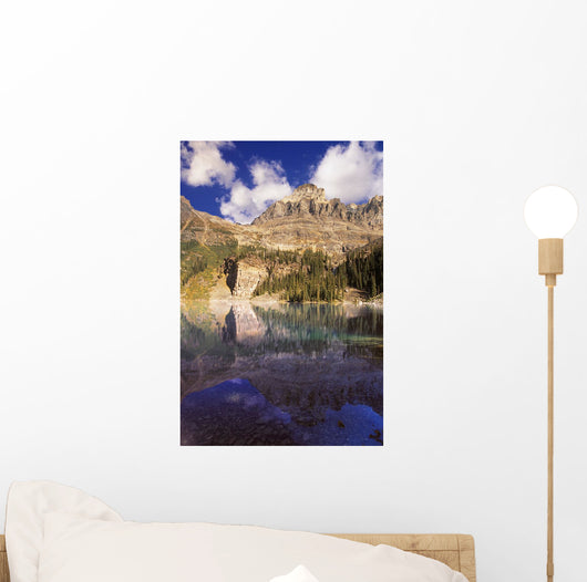 Scenic Mountain and Lake Wall Decal
