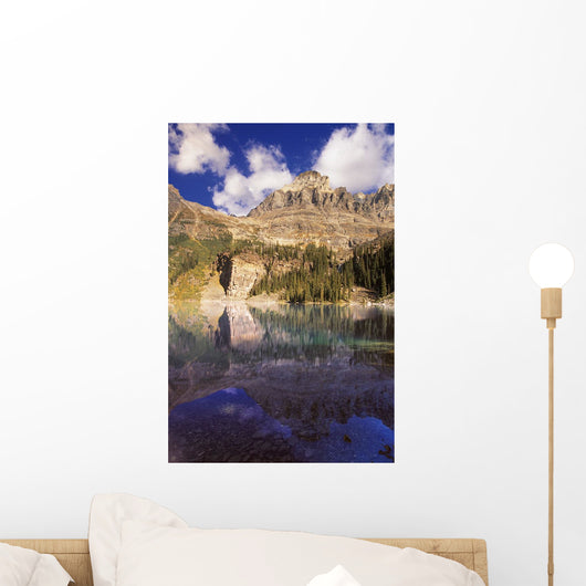 Scenic Mountain and Lake Wall Decal
