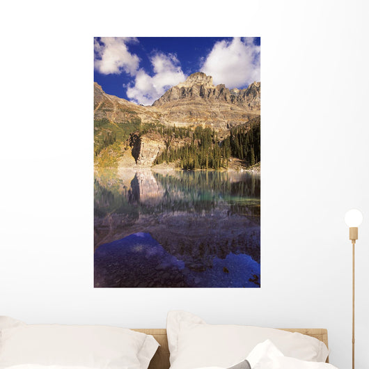 Scenic Mountain and Lake Wall Decal