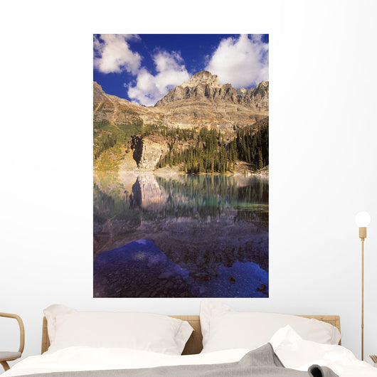 Scenic Mountain and Lake Wall Decal