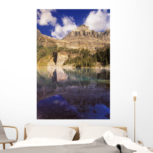 Scenic Mountain and Lake Wall Decal