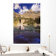 Scenic Mountain and Lake Wall Decal