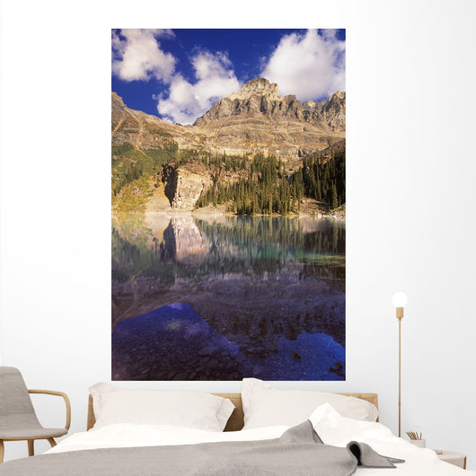 Scenic Mountain and Lake Wall Decal