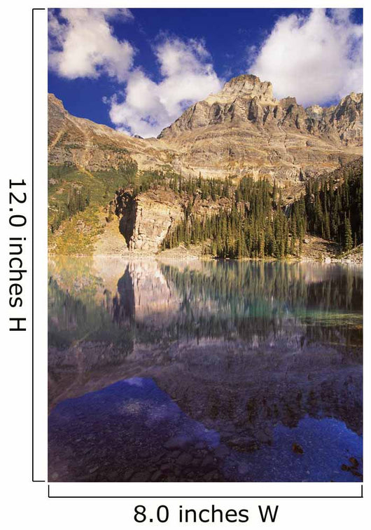 Scenic Mountain and Lake Wall Decal