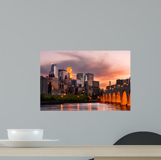 Minneapolis Minnesota Wall Decal