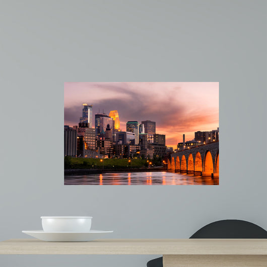 Minneapolis Minnesota Wall Decal