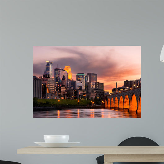 Minneapolis Minnesota Wall Decal