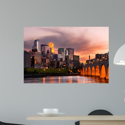 Minneapolis Minnesota Wall Decal