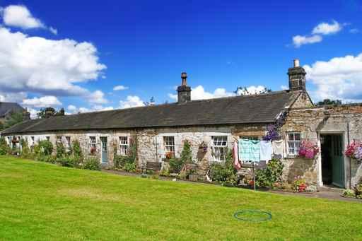 English Village Where Time Wall Decal