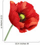Poppy Flower Wall Decal