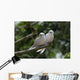 White Amoureux Bird Wall Decal
