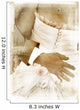 Vintage Wedding Bridal Couple Wall Decal