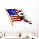 American Flag and Eagle Wall Decal
