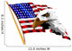American Flag and Eagle Wall Decal